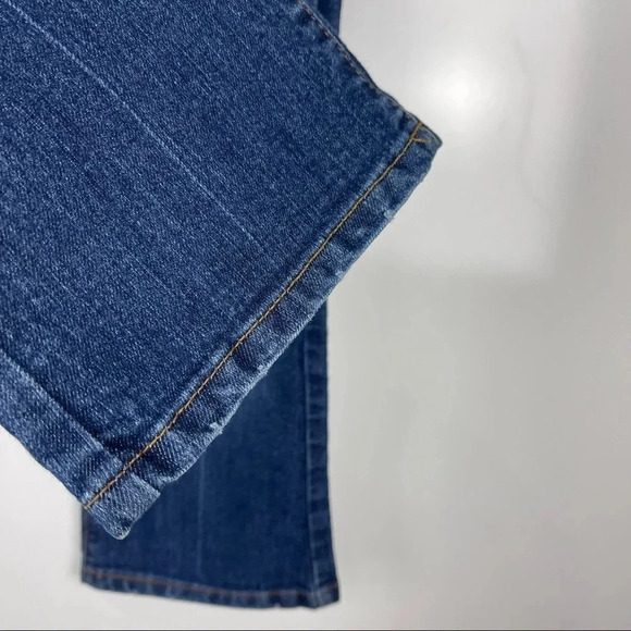 Citizens of Humanity Low Waist Bootcut Cropped Jeans Embroidered Pockets Size 26 - Picture 5 of 10